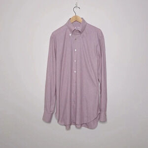 Kiton Men's Stripped Cotton Dress Shirt Hand Made in Italy luxury Design…